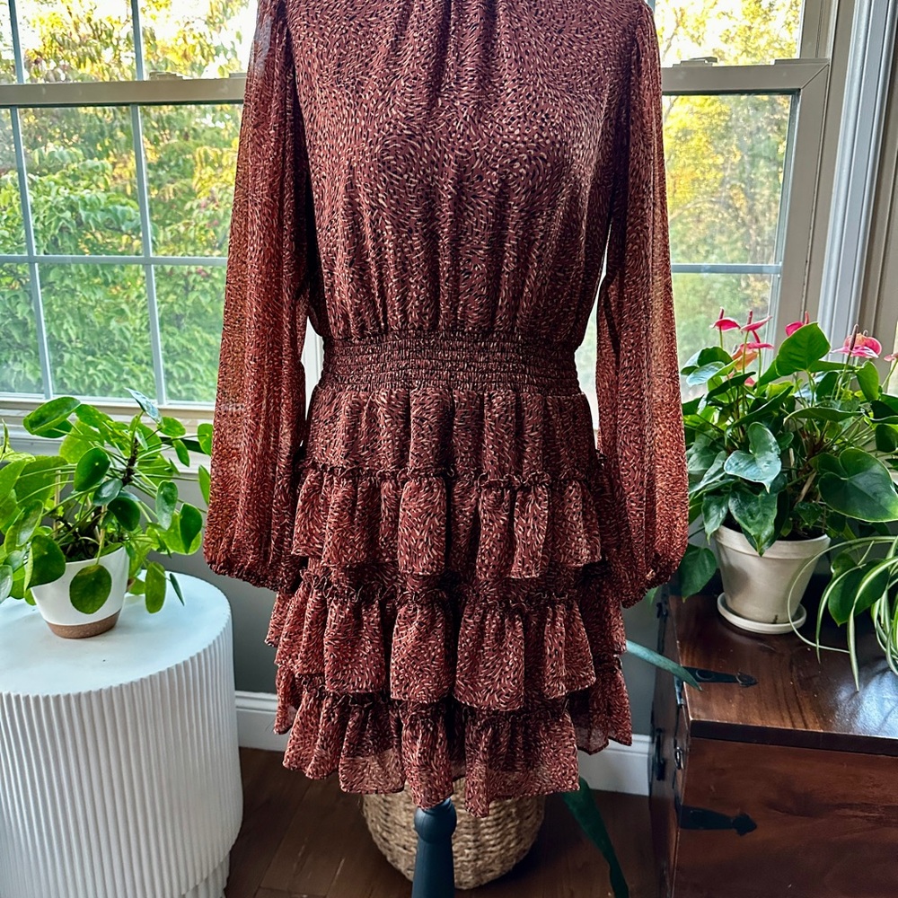 New Express Ruffle Dress - size small